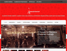 Tablet Screenshot of flamencoistanbul.com